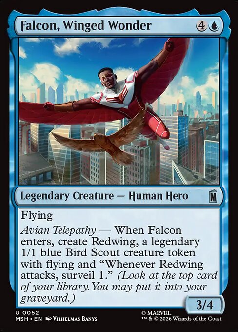Falcon, Winged Wonder — Marvel Super Heroes 52