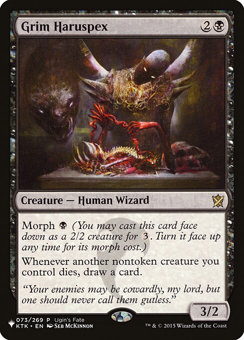 Arúspice Sinistra — The List UGIN-73