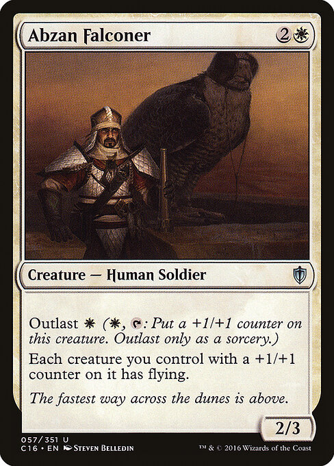 Falcoeiro Abzan — Commander 2016 57