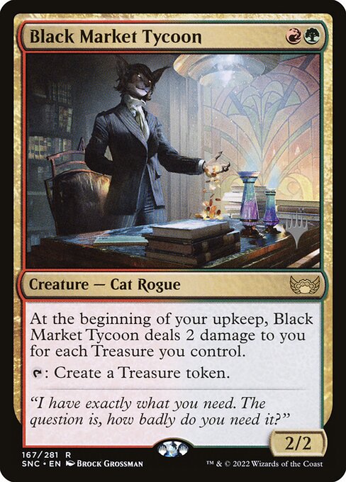 Magnata do Mercado Negro — Streets of New Capenna Promos 167p