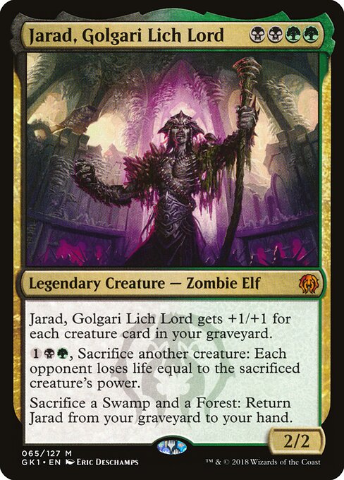 Jarad, Senhor Lich dos Golgari — GRN Guild Kit 65