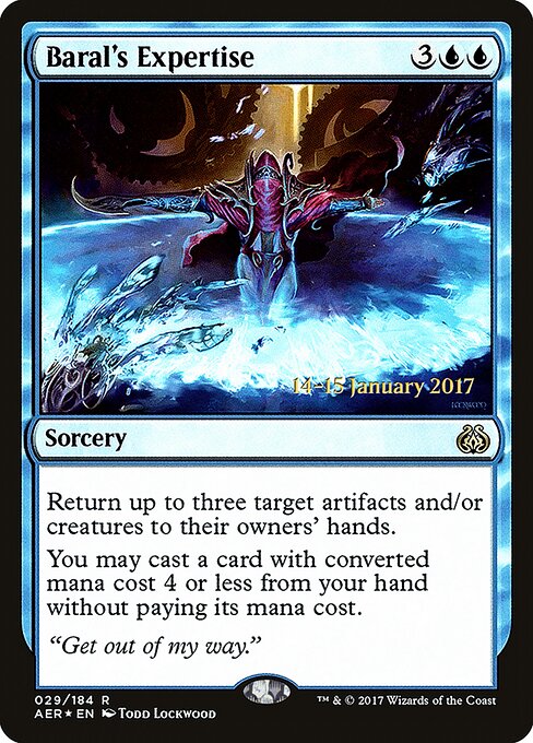 Especialidade de Baral — Aether Revolt Promos 29s