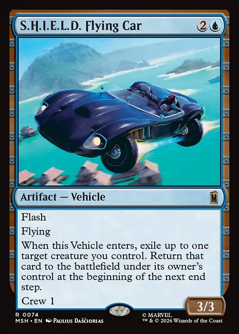 S.H.I.E.L.D. Flying Car — Marvel Super Heroes 74