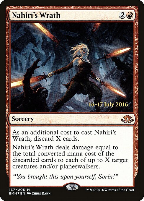 Ira de Nahiri — Eldritch Moon Promos 137s