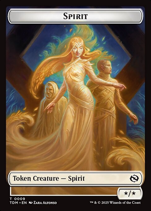 Spirit — Tarkir: Dragonstorm Tokens 9