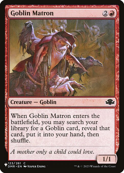 Matrona Goblin — The List DMR-123