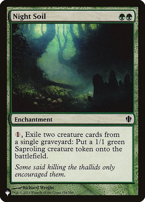 Night Soil — The List C13-158