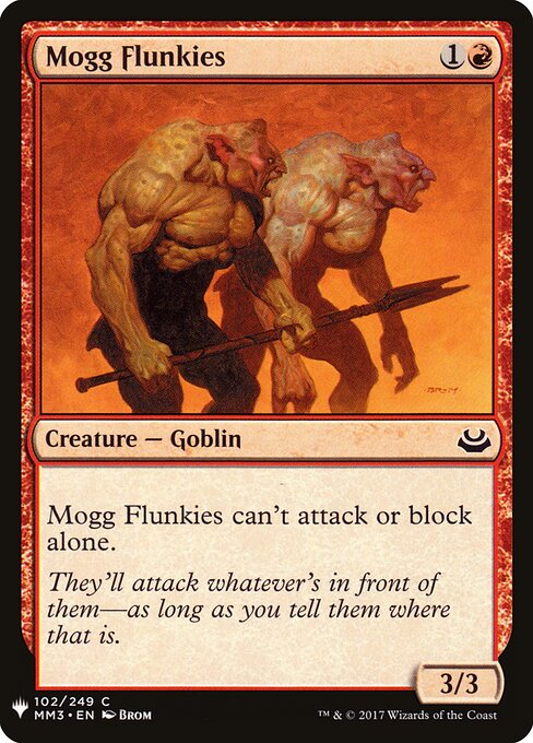 Moggs Confusos — The List MM3-102