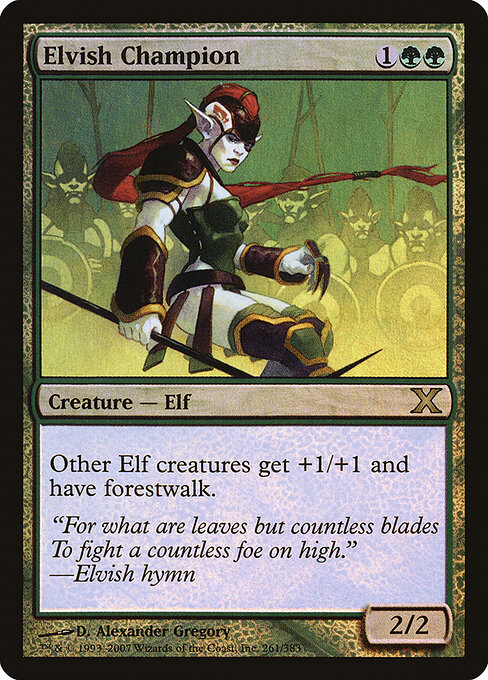 Campeão Élfico — Tenth Edition 261★