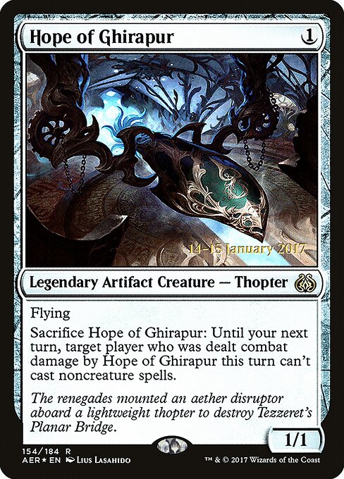 Esperança de Ghirapur — Aether Revolt Promos 154s