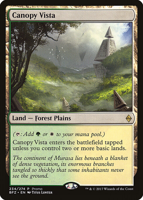 Vista do Dossel — BFZ Standard Series 234