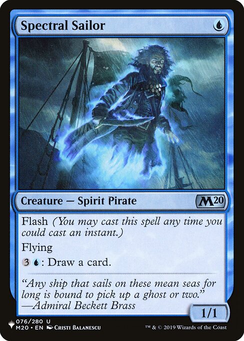 Marinheiro Espectral — The List M20-76