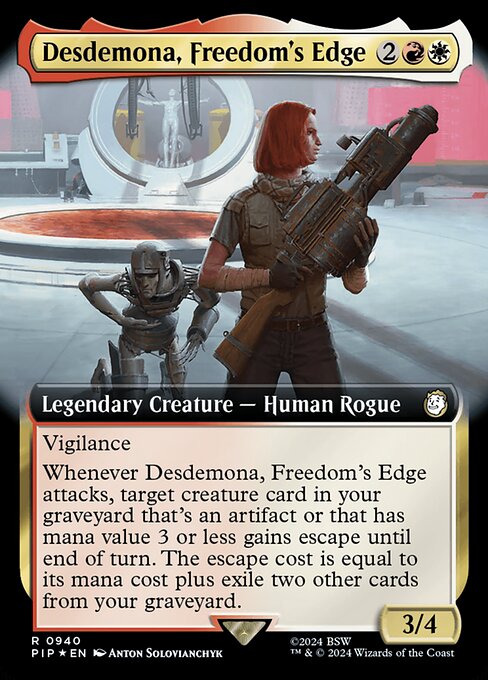 Desdemona, Freedom's Edge — Fallout 940