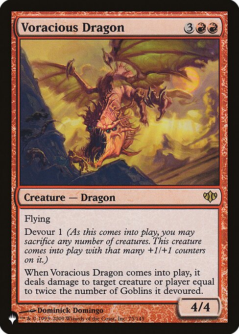 Dragão Voraz — The List CON-75