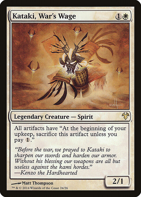 Kataki, Soldo de Guerra — Modern Event Deck 2014 24