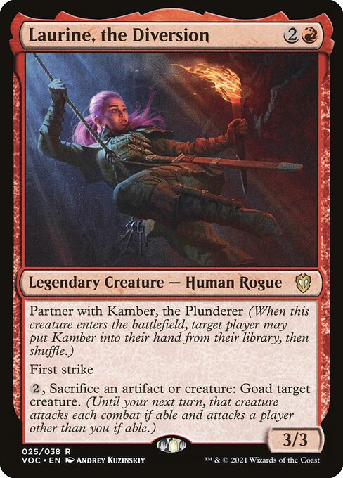 Laurine, a Distração — Crimson Vow Commander 25