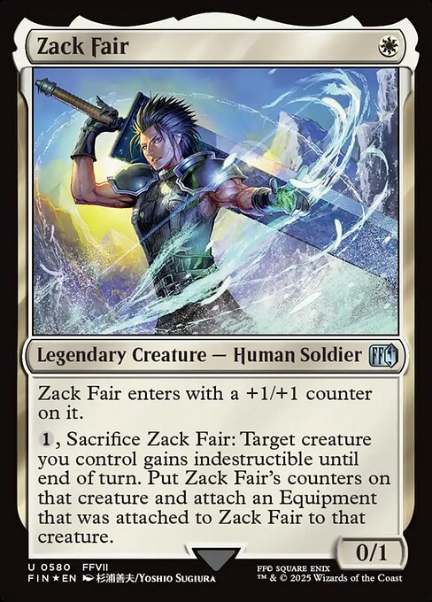 Zack Fair — Final Fantasy 580