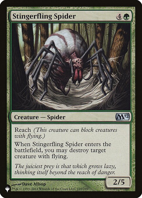 Aranha Lança-Ferrão — The List M12-197