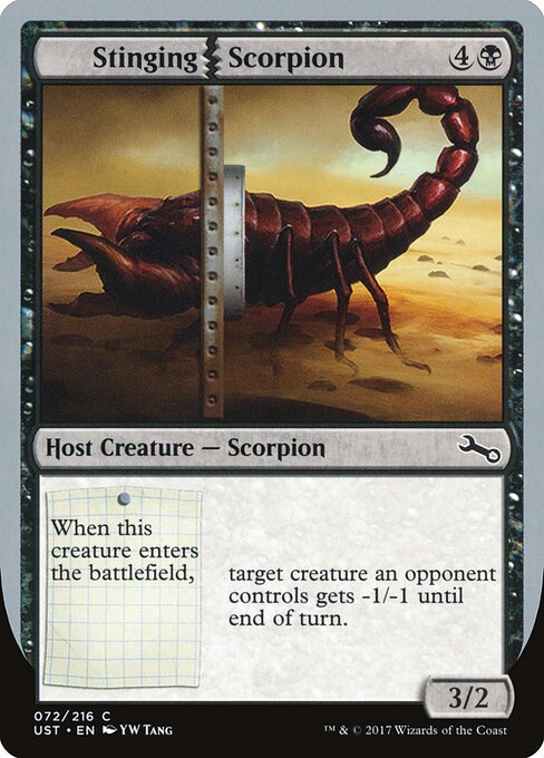 Stinging Scorpion — Unstable 72