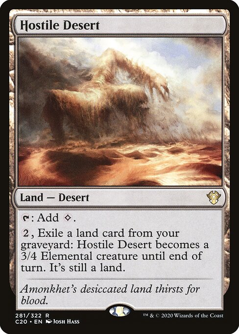 Deserto Hostil — Commander 2020 281
