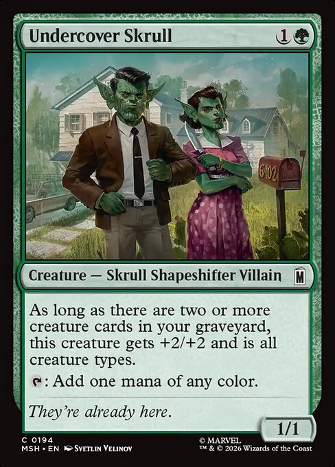 Undercover Skrull — Marvel Super Heroes 194
