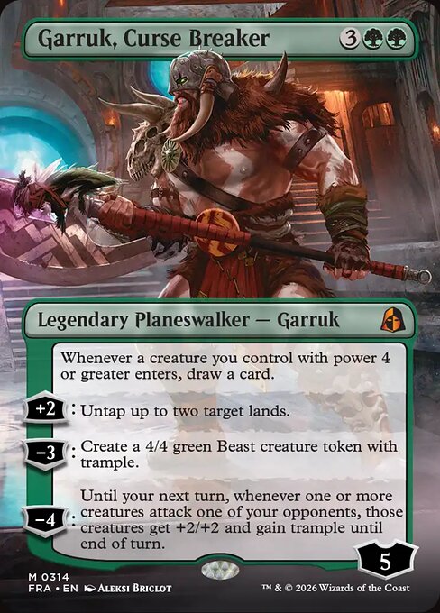 Garruk, Curse Breaker — Reality Fracture 314