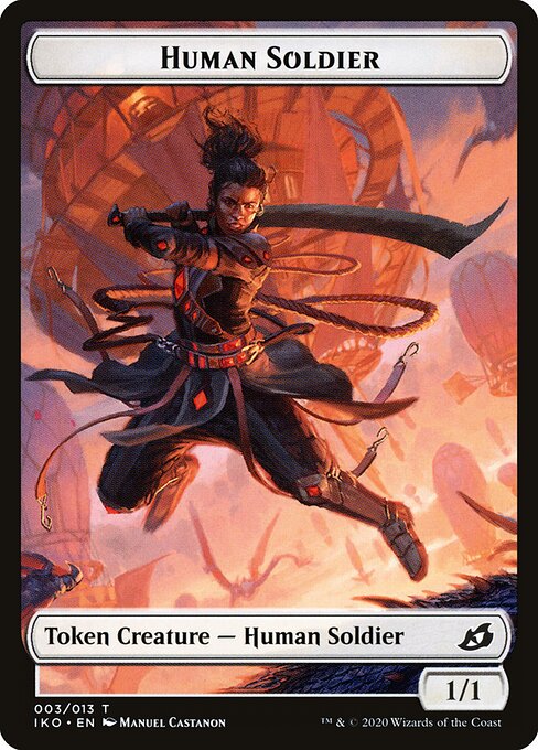 Human Soldier — Ikoria: Lair of Behemoths Tokens 3