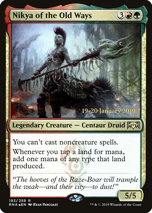Nikya dos Costumes Antigos — Ravnica Allegiance Promos 193s