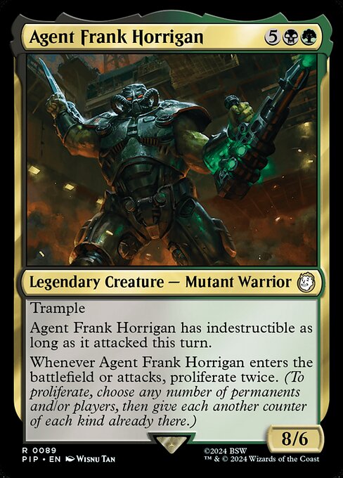 Agent Frank Horrigan — Fallout 89