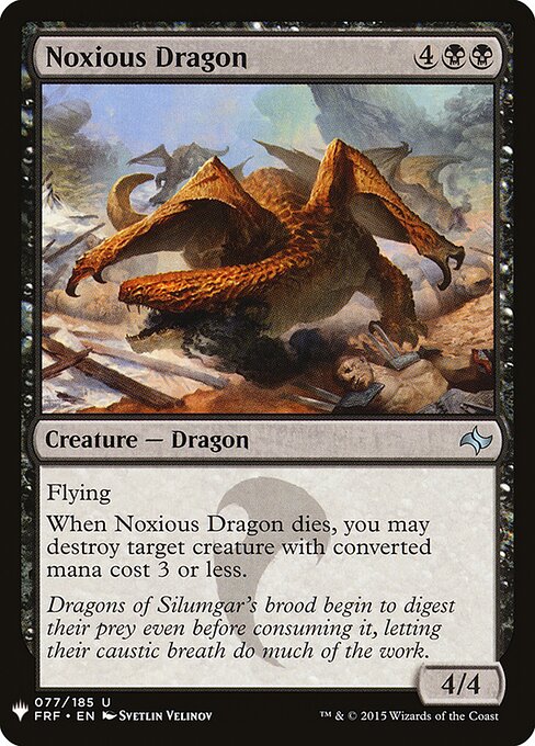 Dragão Nóxio — The List FRF-77