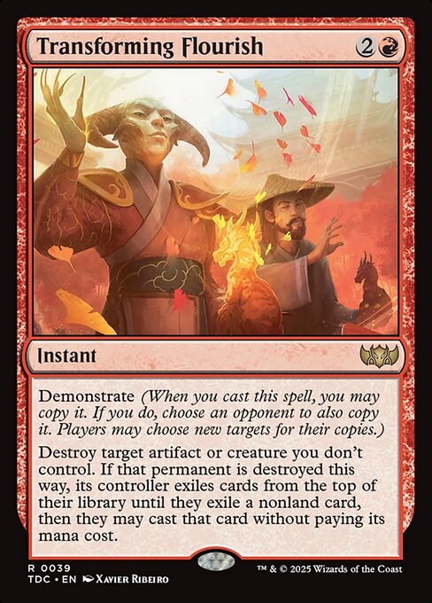 Transforming Flourish — Tarkir: Dragonstorm Commander 39