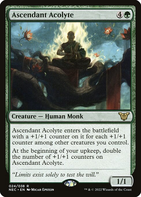 Acólito Ascendente — Neon Dynasty Commander 24