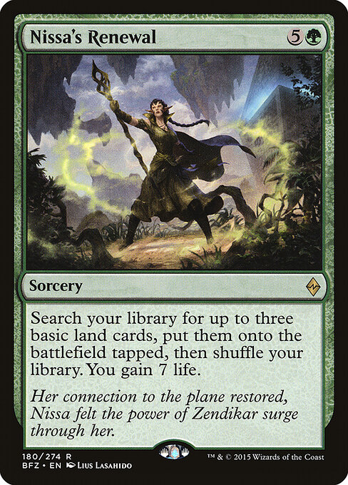 Renovação de Nissa — Battle for Zendikar 180