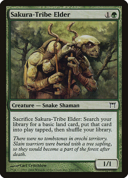 Ancião da Tribo Sakura — Champions of Kamigawa 239