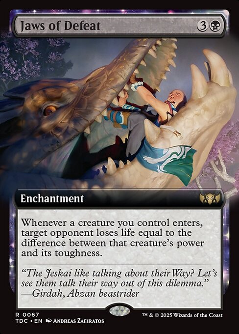 Jaws of Defeat — Tarkir: Dragonstorm Commander 67