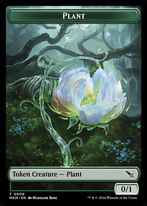 Plant — Murders at Karlov Manor Tokens 9