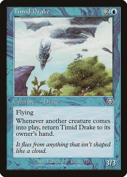 Dragonete Tímido — Mercadian Masques 111