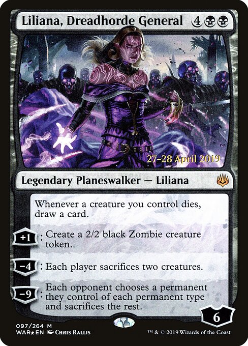 Liliana, General da Horda Medonha — War of the Spark Promos 97s