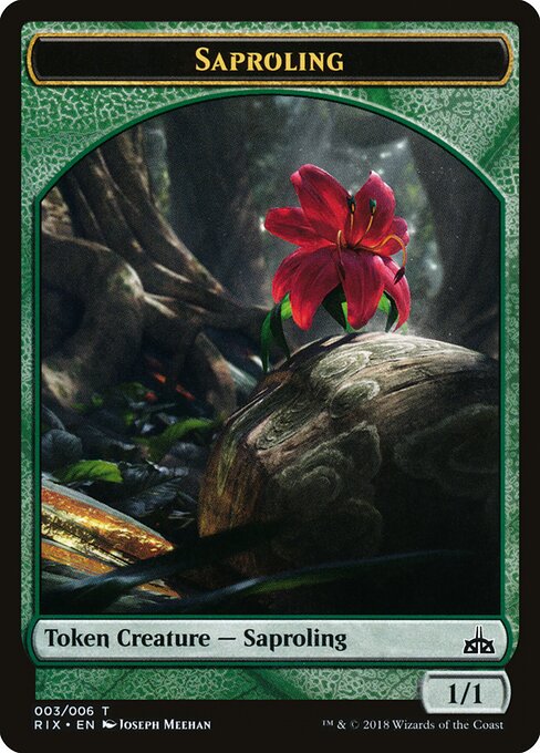 Saproling — Rivals of Ixalan Tokens 3