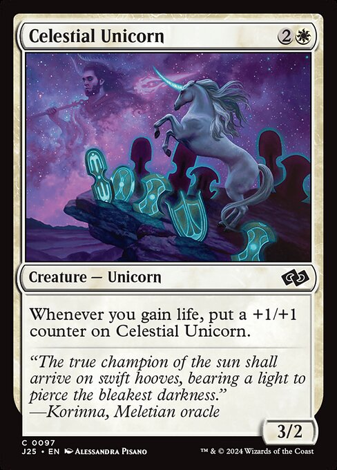Unicórnio Celestial — Foundations Jumpstart 97