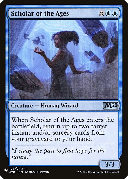 Erudita das Eras — The List M20-74