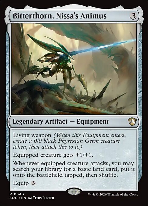 Espinamarga, Animus de Nissa — Secrets of Strixhaven Commander 343