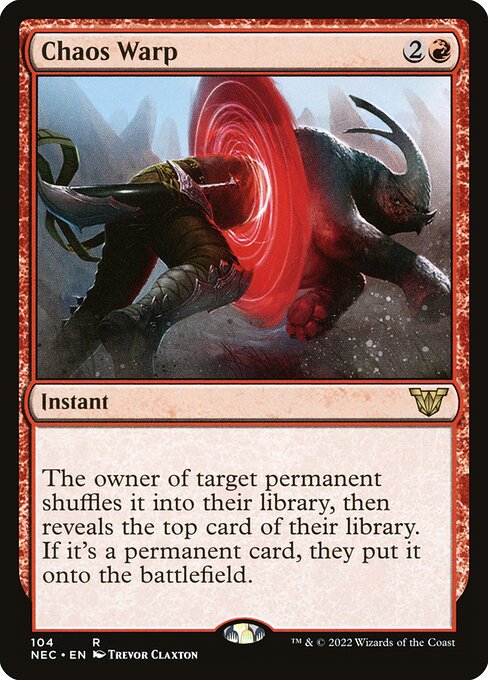 Distorção Caótica — Neon Dynasty Commander 104