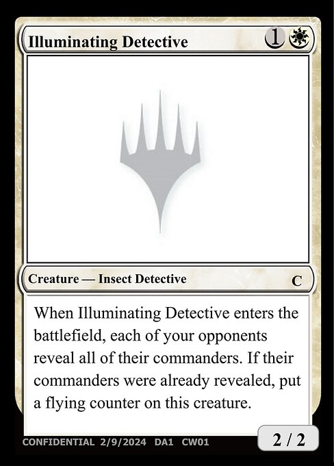 Illuminating Detective — Unknown Event CW01