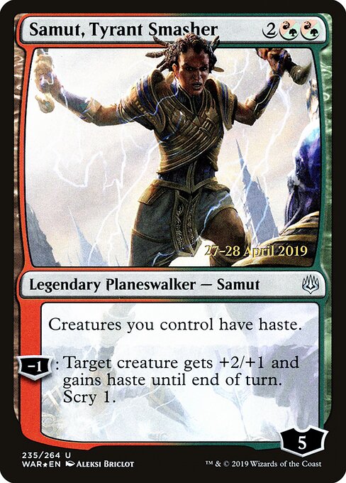 Samut, Esmagadora de Tiranos — War of the Spark Promos 235s