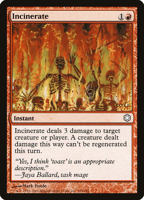 Incinerar — Coldsnap Theme Decks 194