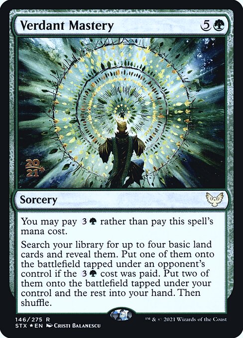 Maestria Verdejante — Strixhaven: School of Mages Promos 146s