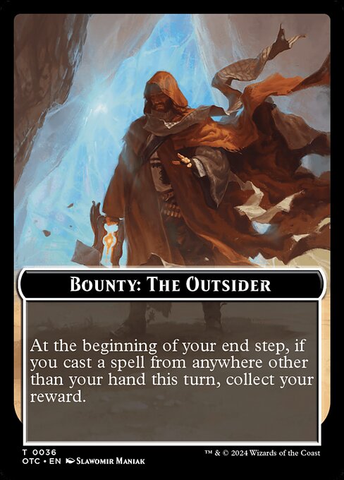 Bounty: The Outsider — Outlaws of Thunder Junction Commander Tokens 36