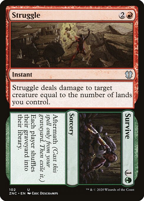 Lutar // Sobrevivência — Zendikar Rising Commander 102