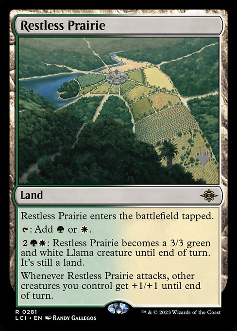 Pradaria Inquieta — The Lost Caverns of Ixalan Promos 281p